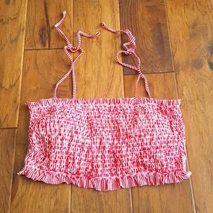 Ardene Swim Bikini Bandeau Top with Straps Size XL